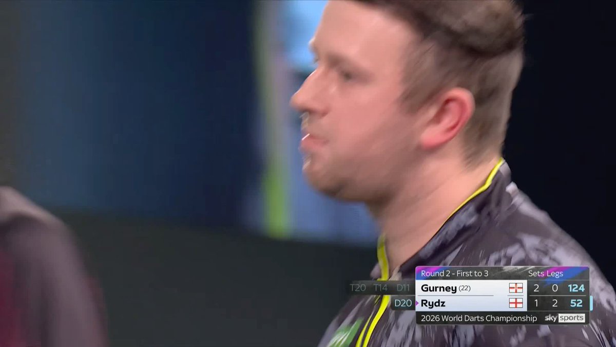 ANOTHER DECIDING SET NEEDED! Callan Rydz storms the fourth set to level the game at 2-2 against Daryl Gurney in a fast-paced and high-quality contest! 📺 #WCDarts | R2