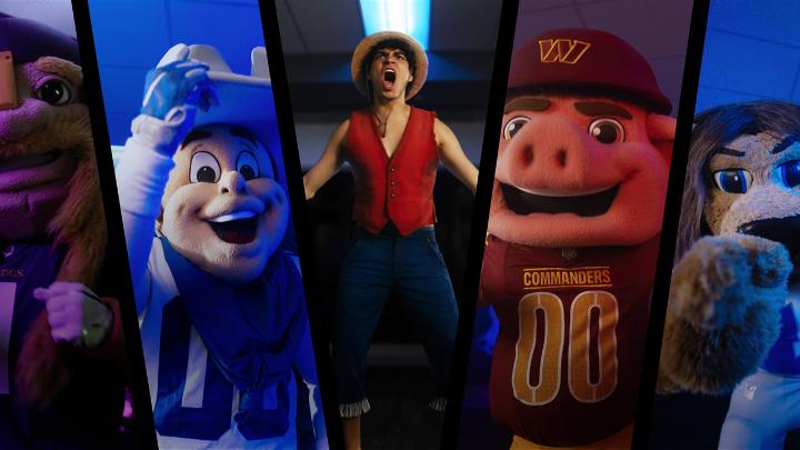 ルフィがマスコットたちの "キャプテン"に！？🏈🔥 『NFLクリスマスゲームデー』 Netflixでライブ配信！ 📅12月26日 AM3時 ダラス・カウボーイズ vs ワシントン・コマンダーズ 📅12月26日 AM6時30分 デトロイト・ライオンズ vs ミネソタ・バイキングス Netflixシリーズ実写版 『ONE PIECE』シーズン2 「INTO THE GRAND LINE」は 2026年3月10日 世界独占配信スタート！ #NFL #ONEPIECE #実写のワンピ #ネトフリワンピ
