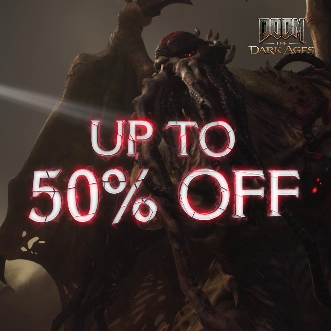 DOOM: The Dark Ages is up to 50% off for a limited time!