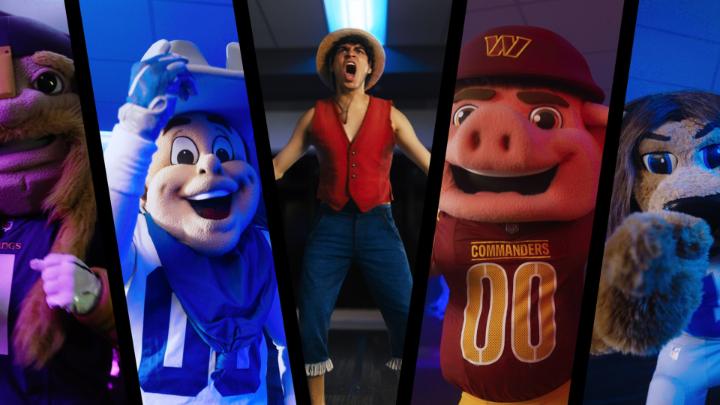 Listen up football fans! 🏴☠️🏈 When the future King of the Pirates enters the locker room to rally your team, you know you're in for a legendary day football! 😆