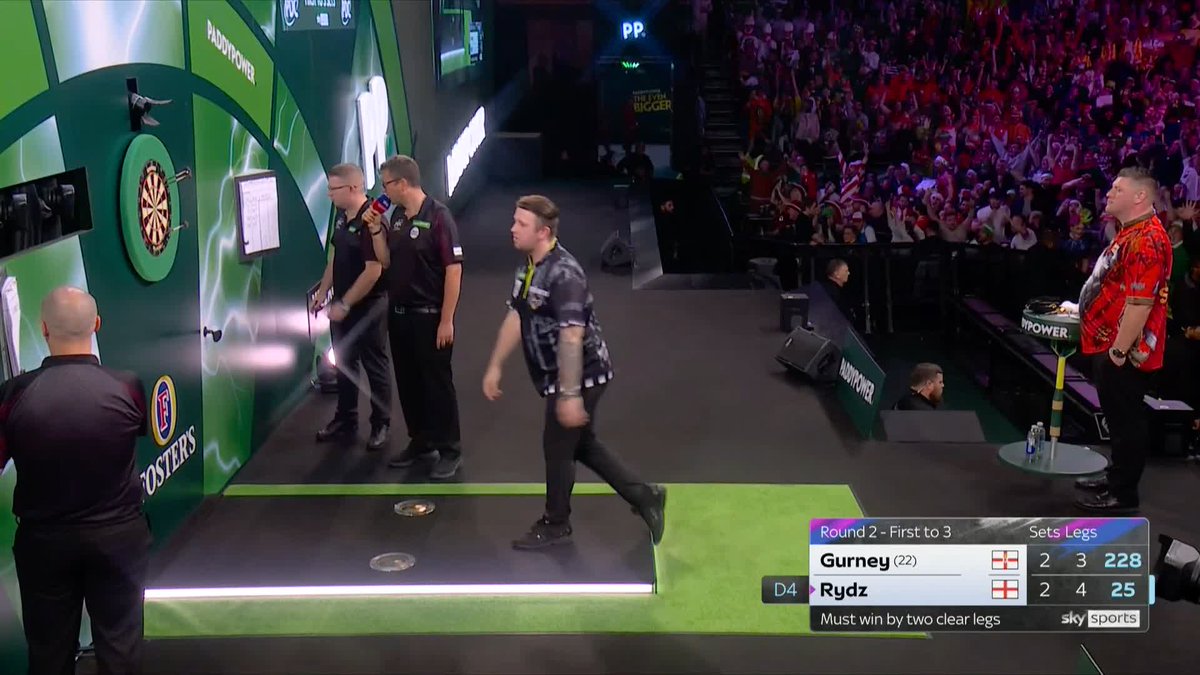 RYDZ WINS A CHRISTMAS CRACKER 💥 Callan Rydz breaks the Daryl Gurney throw with a 92 finish before cleaning up the final leg to win the tiebreaker in an EPIC contest! 📺 #WCDarts | R2