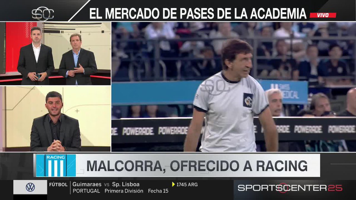 ¿TE IMAGINÁS A MALCORRA EN RACING? En #SportsCenter, Tomas Davila contó que el jugador de Rosario Central fue ofrecido a la Academia. A vos hincha de la Acadé, ¿te gustaría como nuevo refuerzo? 📺 #DisneyPlus Plan Premium