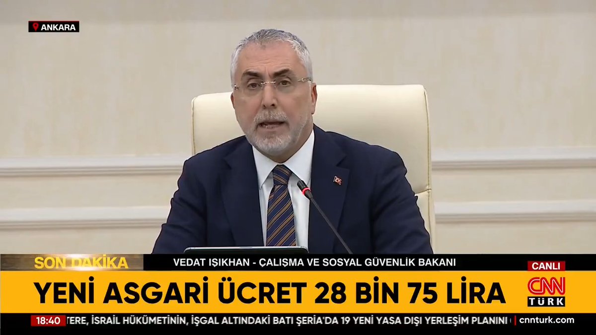 #SONDAKİKA | Bakan Işıkhan açıkladı: Yeni asgari ücret belli oldu!