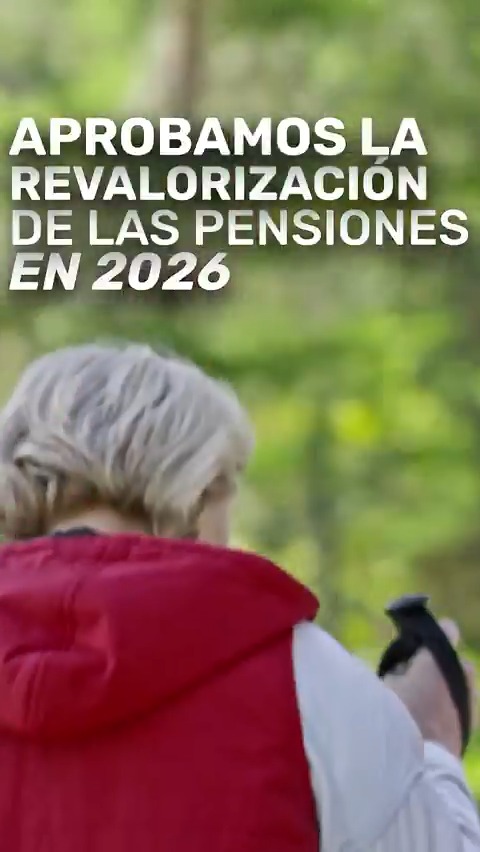 El Gobierno ha aprobado la subida de las pensiones y prorroga medidas del escudo social para todo el 2026. Este Gobierno es más necesario que nunca y lo vamos a seguir demostrando.