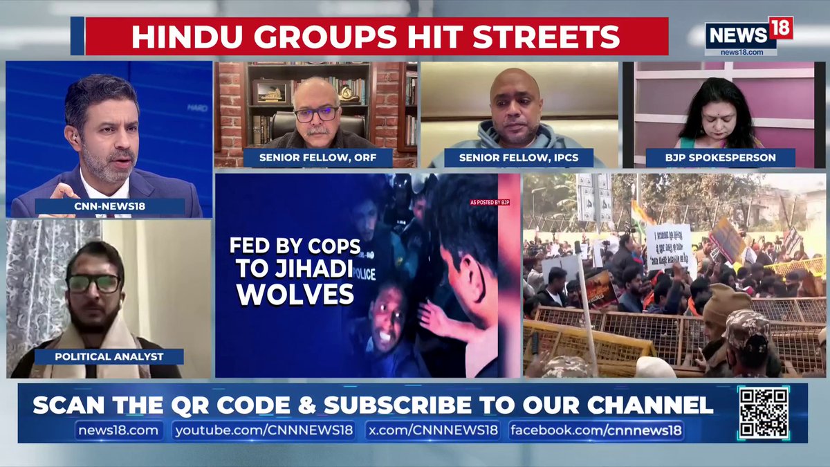 #Bangladesh | If India fails to voice its outrage, it signals acceptance. Has New Delhi lost narrative control in Dhaka, allowing chaos to deepen while our response appears hesitant and reactive? "We have been at the top of our game! There is a reason Yunus came out and tweeted.": Abhijit Iyer-Mitra, Senior Fellow IPCS #Bangladesh #AttacksOnHindus #India #DipuChandraDas #ModiGovernment #TheHardFacts | Rahul Shivshankar