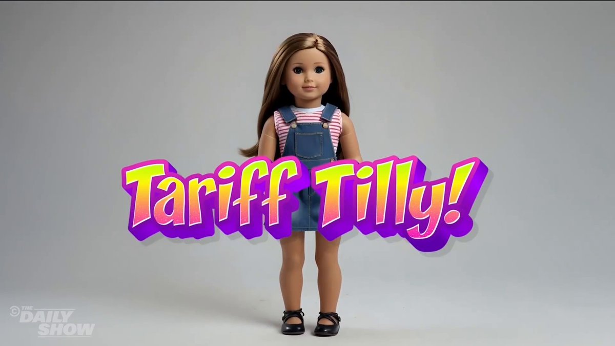 Out of Christmas gift ideas and/or money? Get your kid a Tariff Tilly, the perfect doll to ride out Trump's trade war