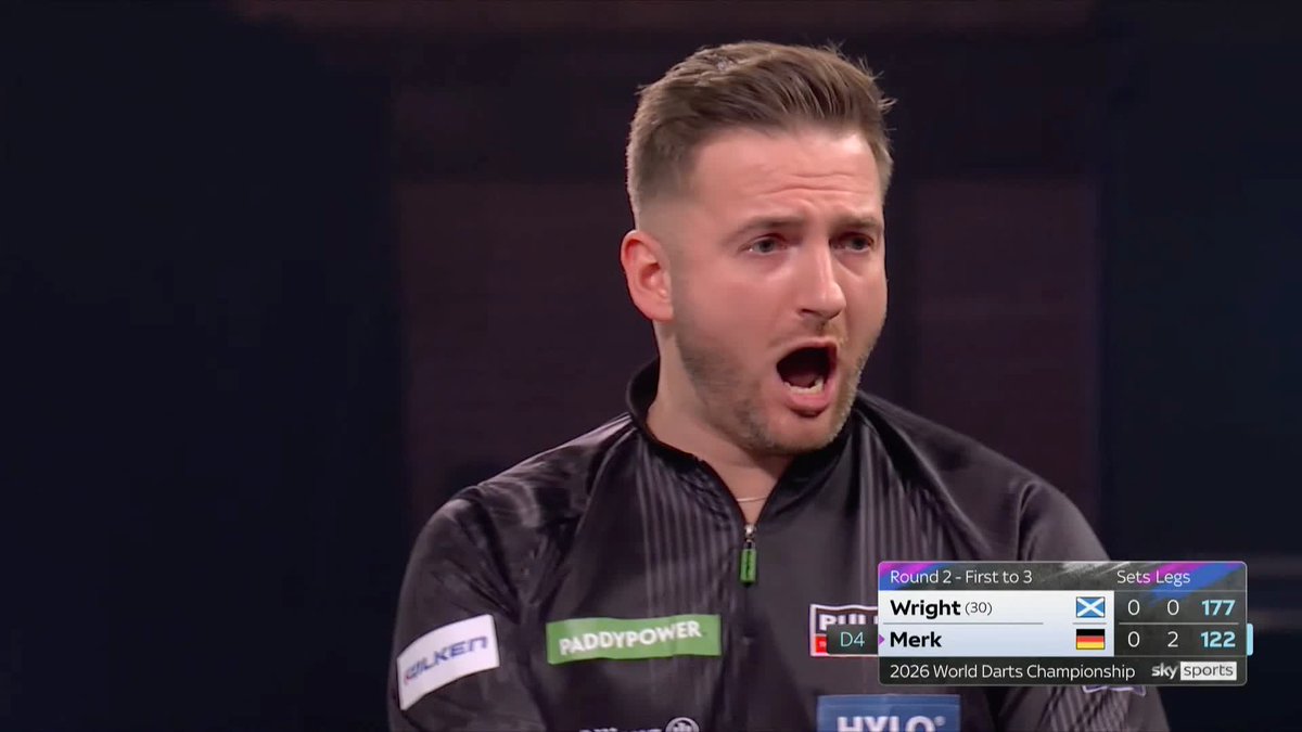 MERK BLITZES THE OPENING SET! Arno Merk takes out a fabulous 122 finish to take the opening set in straight legs against Peter Wright, as the Scotsman doesn't know what's hit him! 📺 #WCDarts | R2