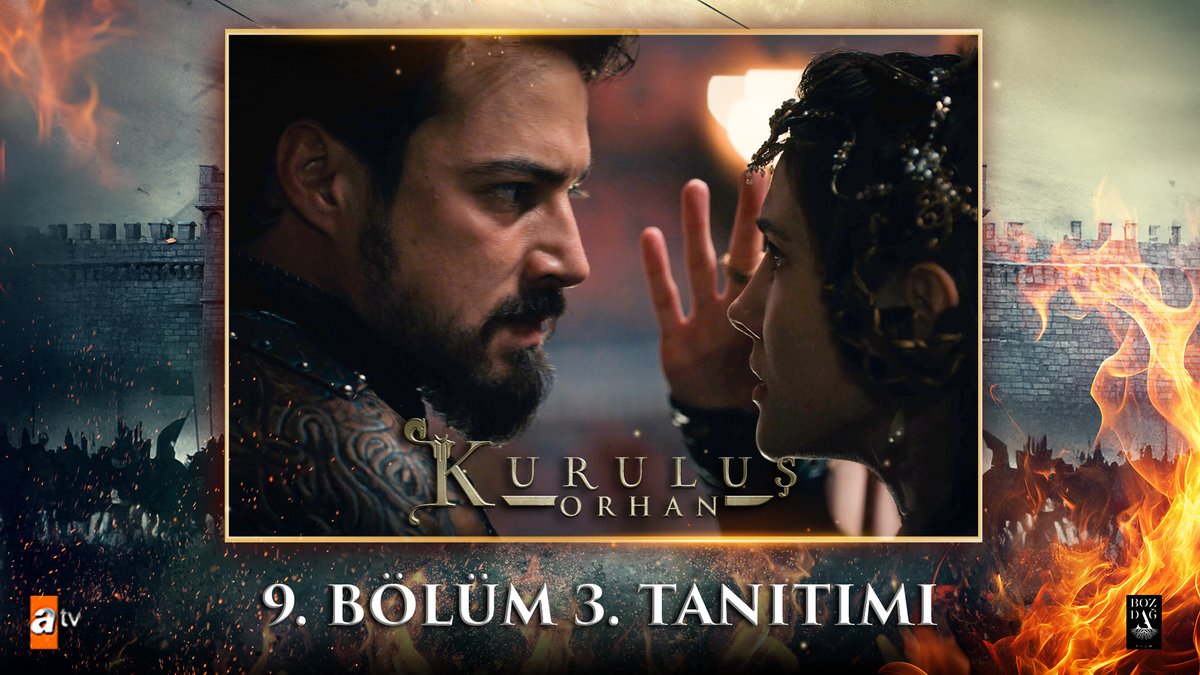“Ortalık iyice karışacak.” 9. Bölüm 3. Tanıtımı Sizlerle! #KuruluşOrhan nefes kesen yeni bölümüyle Çarşamba saat 20.00'de atv’de! 🔥 Bozdağ Film atv