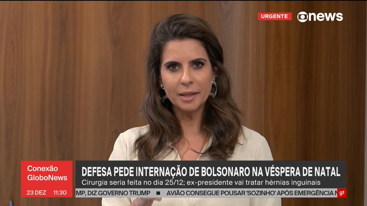 O Bolsonaro está em pânico com o fato de que passará o Natal na cadeia. Por isso, pediu pra se internar no hospital na véspera de Natal e ainda pediu que a família o acompanhe. Eu espero que o Alexandre de Moraes não aceite. Muito mordomia pra um detento.