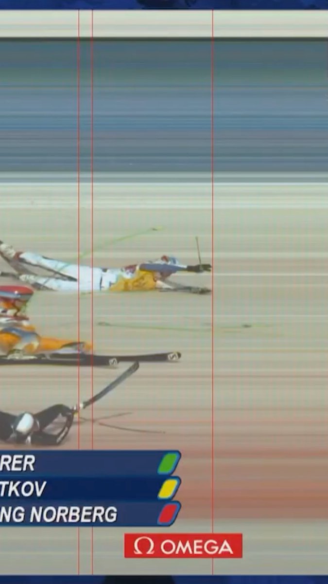 This crash caused one of the craziest photo finishes of all-time 😂📸