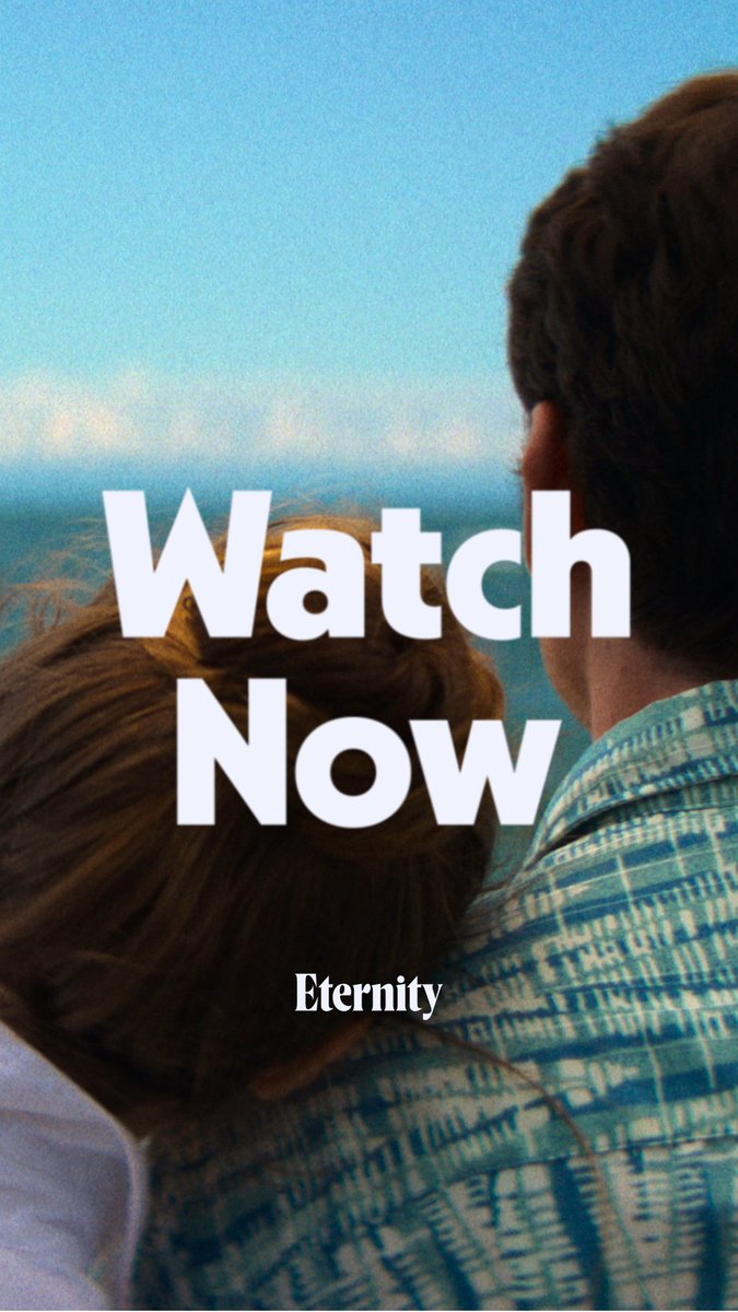 ETERNITY is coming home for the holidays. David Freyne's heartwarming and hilarious new comedy, starring Miles Teller, Elizabeth Olsen, and Callum Turner, is now available to rent or buy on digital.