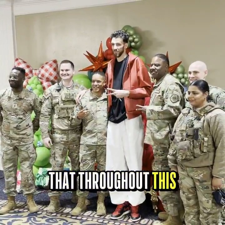 Santa Chet helped brighten the holiday season for military families at Tinker Air Force Base 🎅