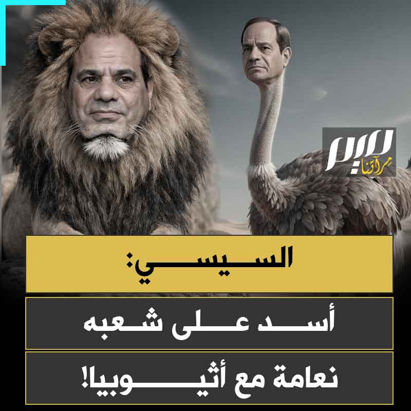 "نحن لم نوجه مطلقا أي تهديد لأثيوبيا".. السيسي يرفع الراية البيضاء لأعداء الخارج ويلوح بقبضة من حديد في وجه شعبه!