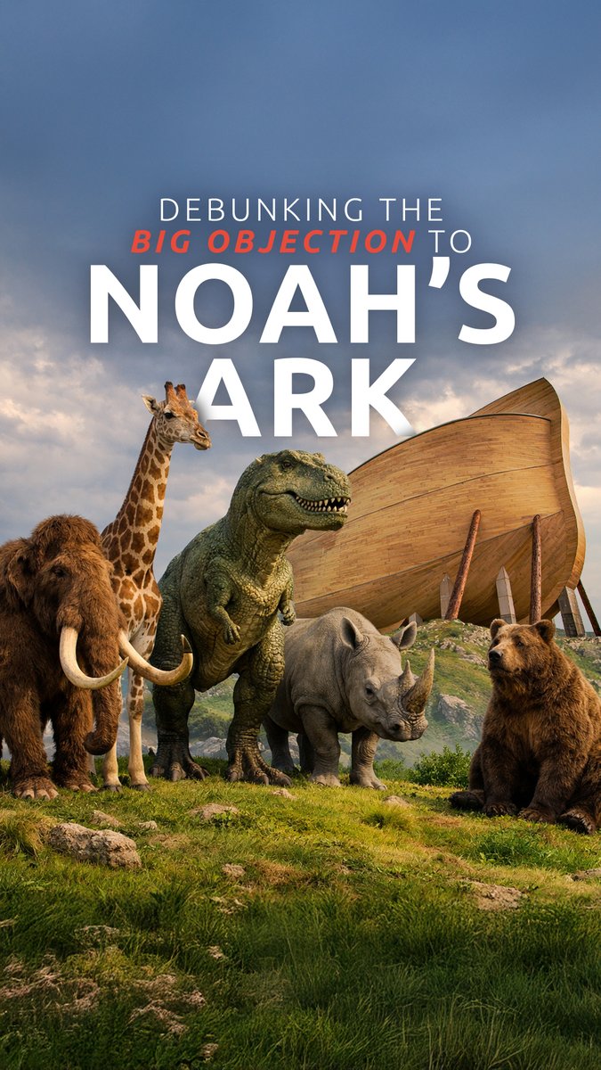 Noah did NOT have to bring millions upon millions of animals on the ark. There’s actually only around 34,000 known, land-dependent vertebrates in the world today.