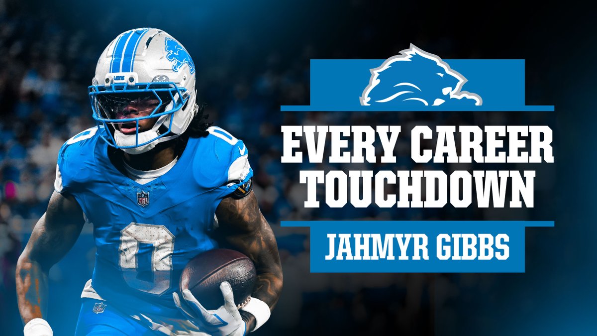 33 minutes of touchdowns from Jahmyr Gibbs
