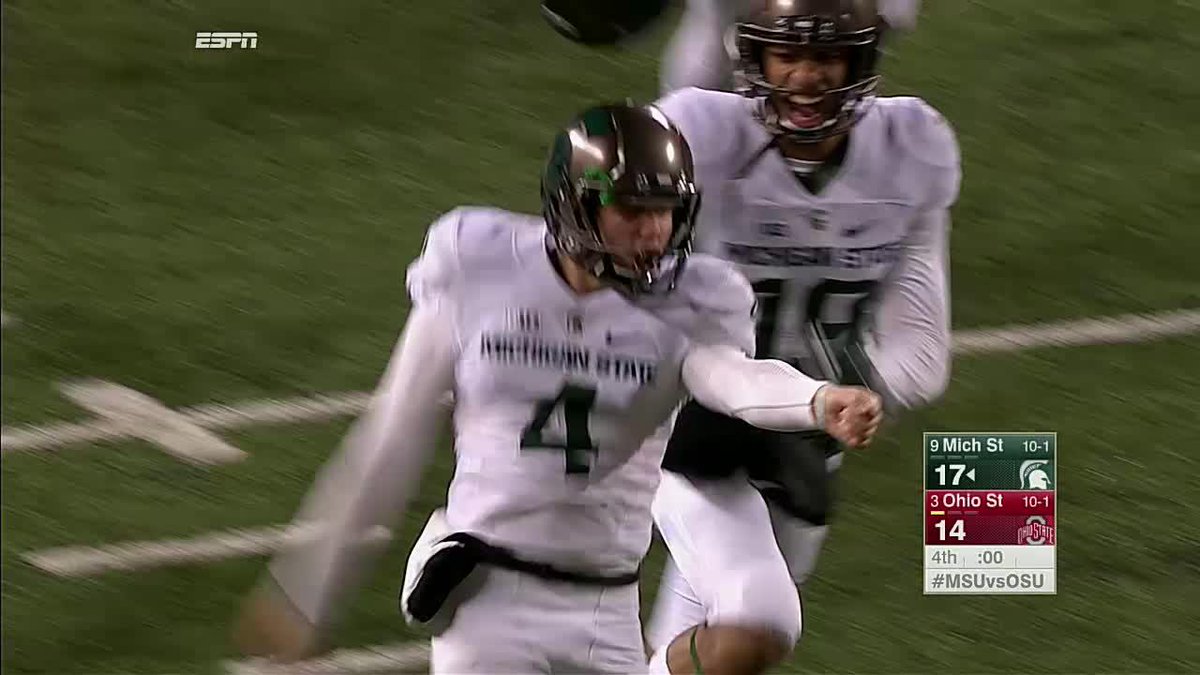 Ohio State saw this kick 10 years ago in their own stadium and have gone an entire decade with horrible kicking that’s cost them multiple titles