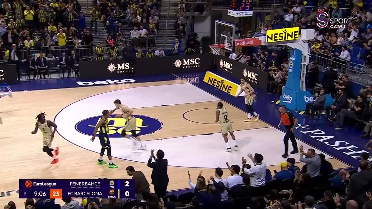 Koridoru açtı, çembere giderek bitirdi! THT! #YellowLegacy #EuroLeague