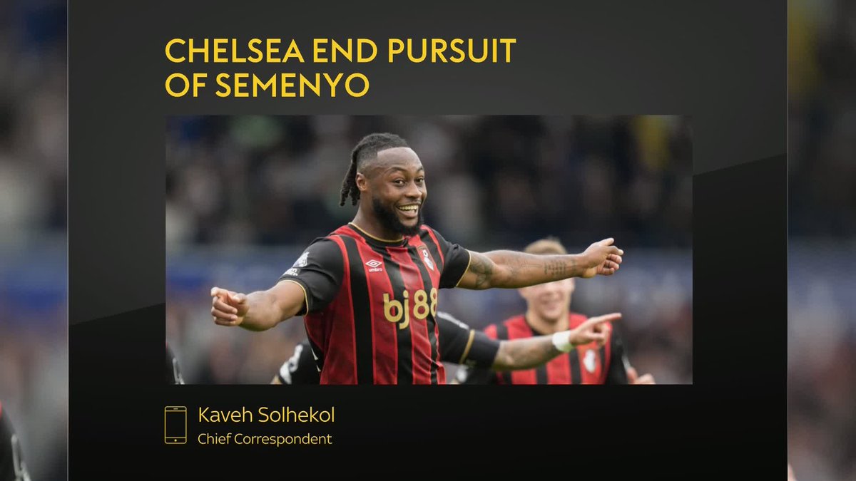 Chelsea have ended their pursuit of Antoine Semenyo ❌