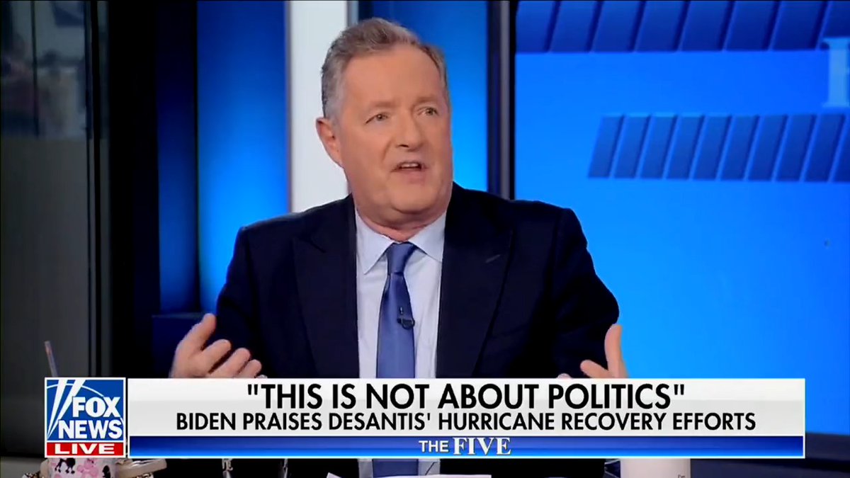 Piers Morgan raves about Ron DeSantis as a leader: “He got up at 4 o’clock in the morning and he kept pounding that beat, he was on television all day…It’s why he’s so popular as a governor and why he’s been so successful — HE GETS STUFF DONE.”