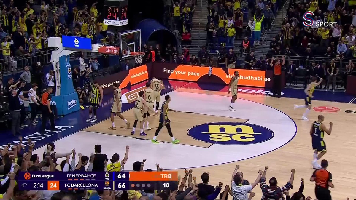 MAÇ SONUCU | Fenerbahçe Beko 72-71 Barcelona Tebrikler takım! 💛💙