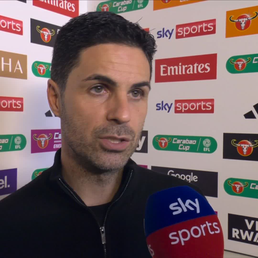 "I want everyone to feel important" Mikel Arteta on why he made eight changes as Arsenal face Crystal Palace in the Carabao Cup 🏆