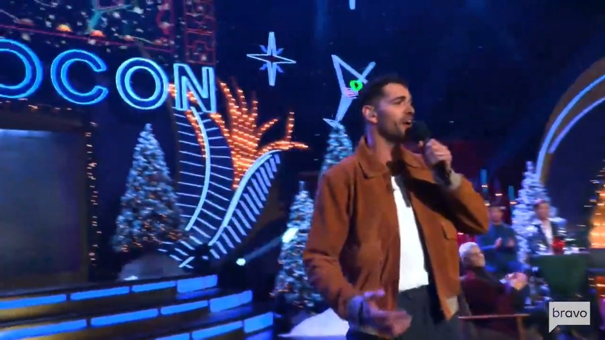 It's a sleigh. Stream Bravo's Holiday Spectacular from BravoCon Live on @Peacock!