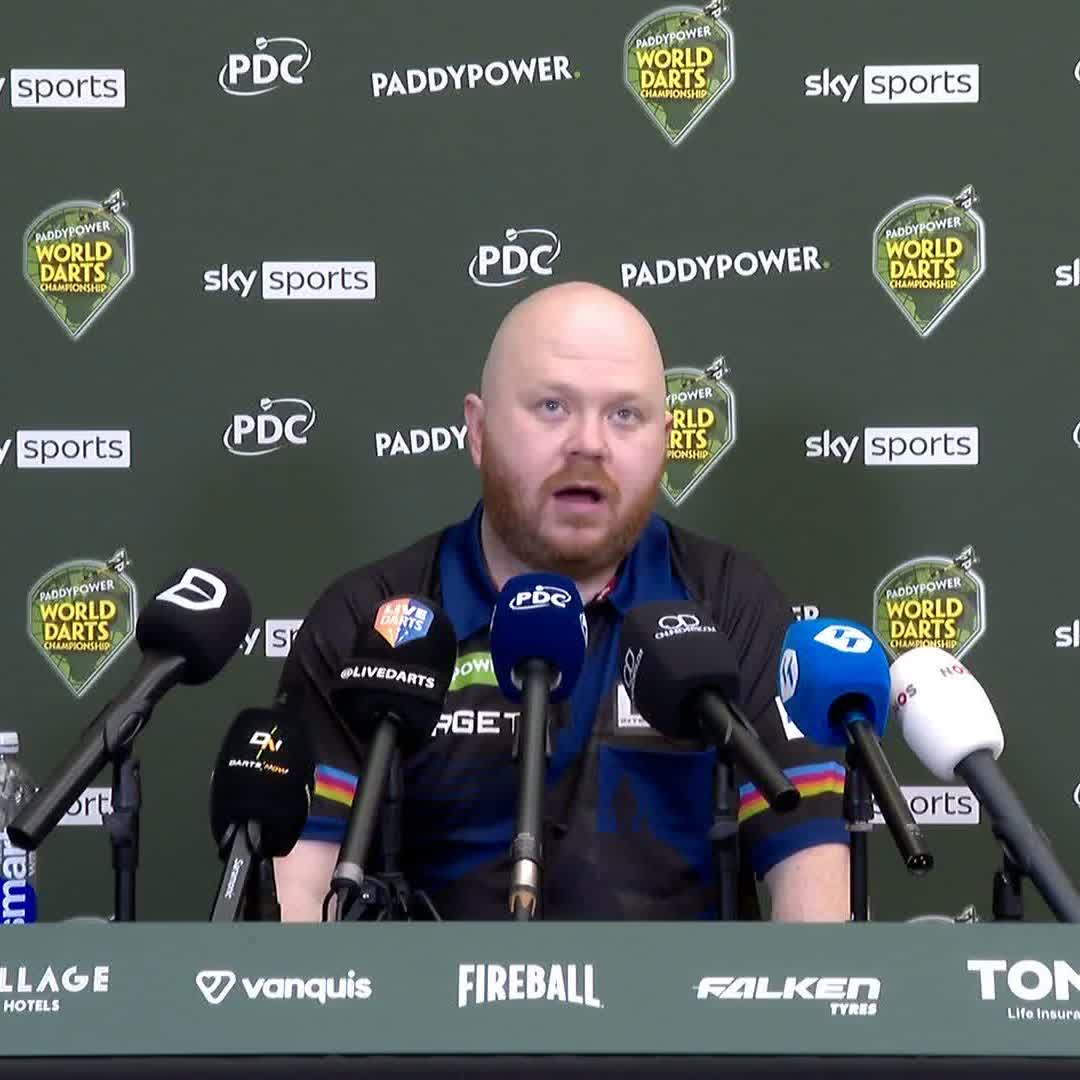 🗣️ "I can win it. I believe I can improve on that tonight." Hear the thoughts of Justin Hood, fresh from his astonishing deciding-set victory over sixth seed Danny Noppert! #WCDarts