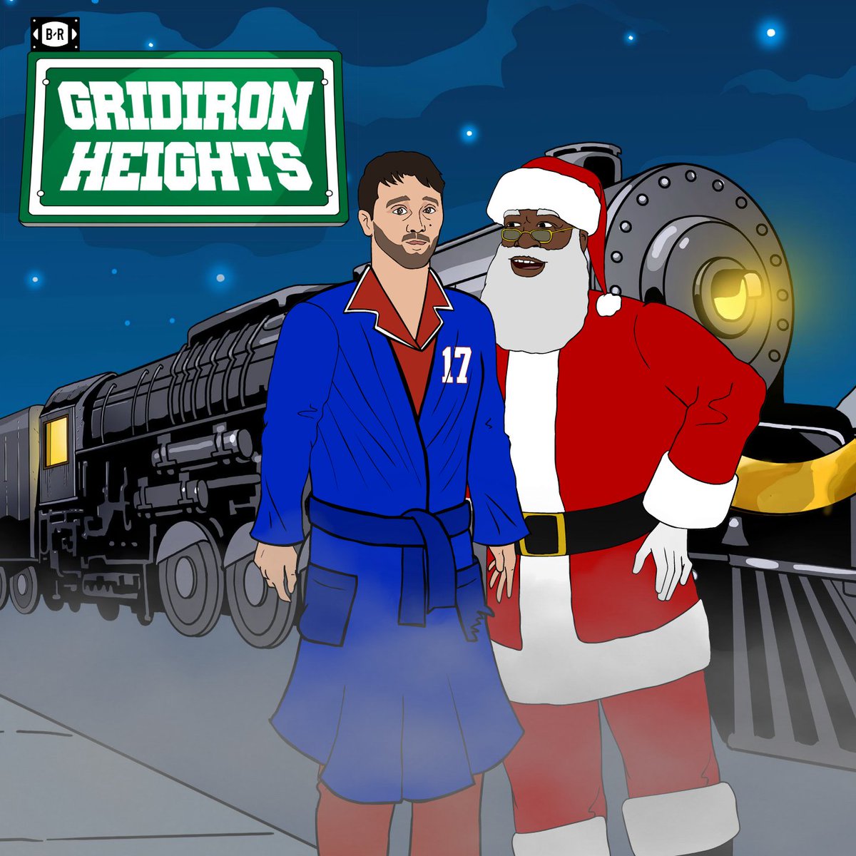 Josh Allen is boarding the Playoff Express 🚆 NEW CHRISTMAS #GRIDIRONHEIGHTS #GridironHeights