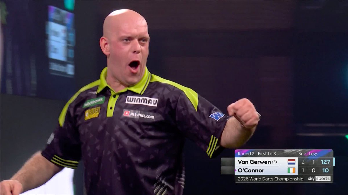 "That is absolutely BRUTAL" 💪 An outstanding 127 checkout from MVG 🟢