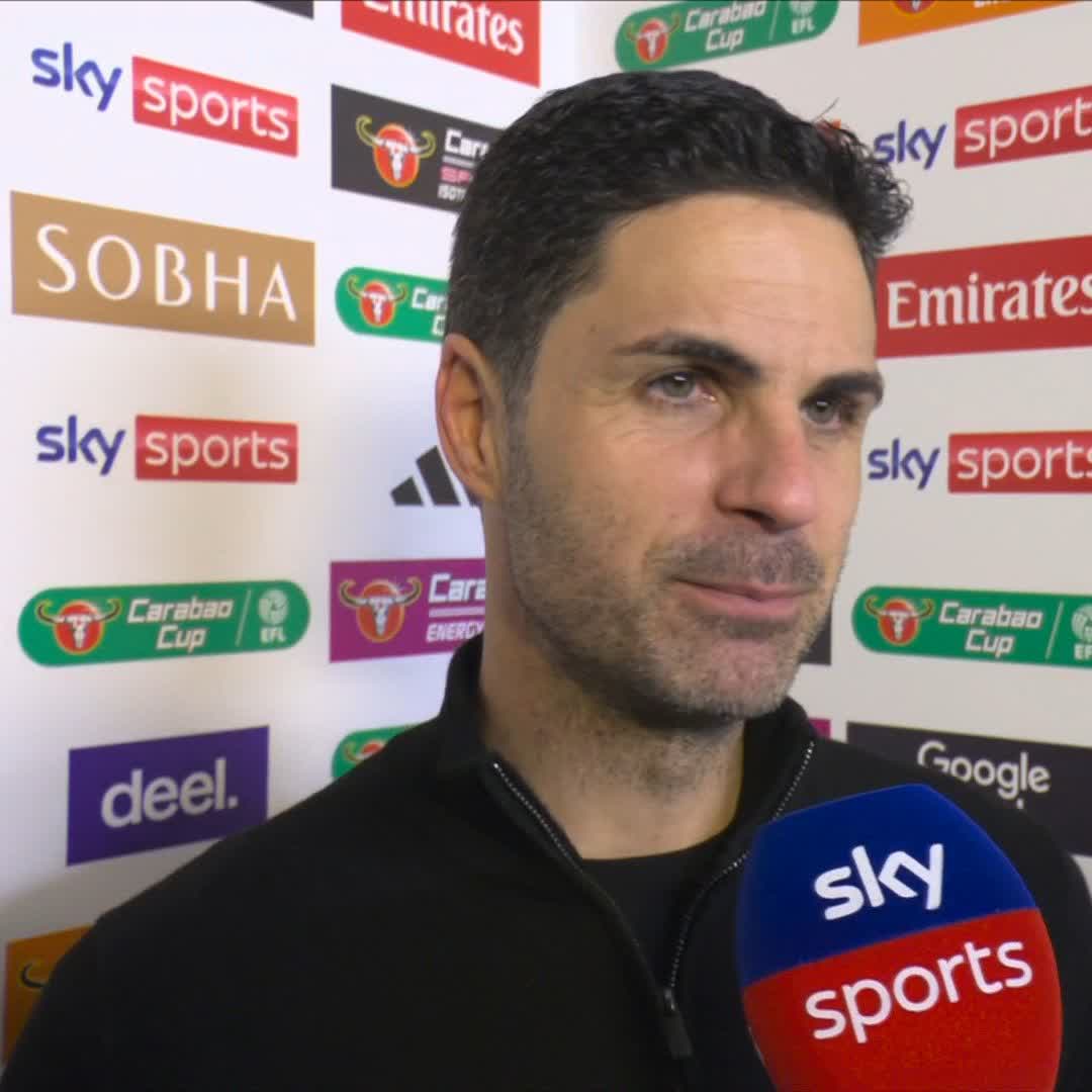 Mikel Arteta: “We wish everybody a happy Christmas & all the best for the new year! We will be here again in a few days! Thank you everybody, the atmosphere they created, we’re going to need them!” 😁 🎥 Sky Sports Football