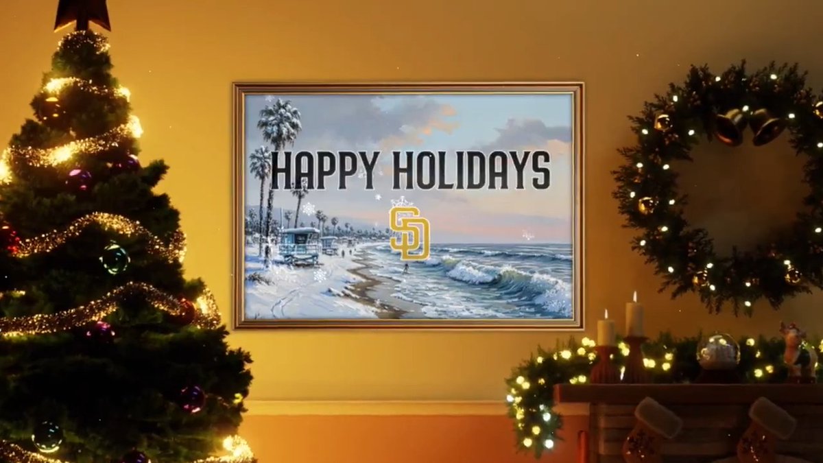 Happy Holidays from your San Diego Padres!