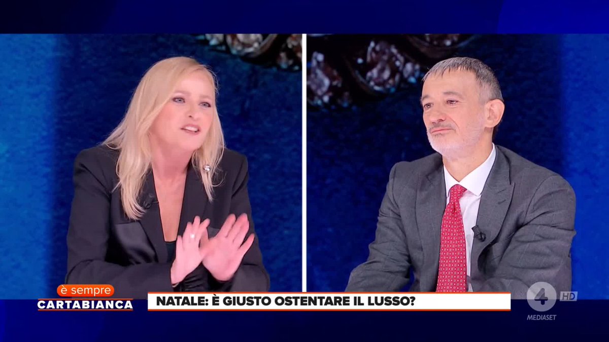 "Non c'è nessuna colpevolizzazione della ricchezza, il problema è la fetta di poveri che non riesce nemmeno a comprare i regali di Natale" Luisella Costamagna a #ÈsempreCartabianca