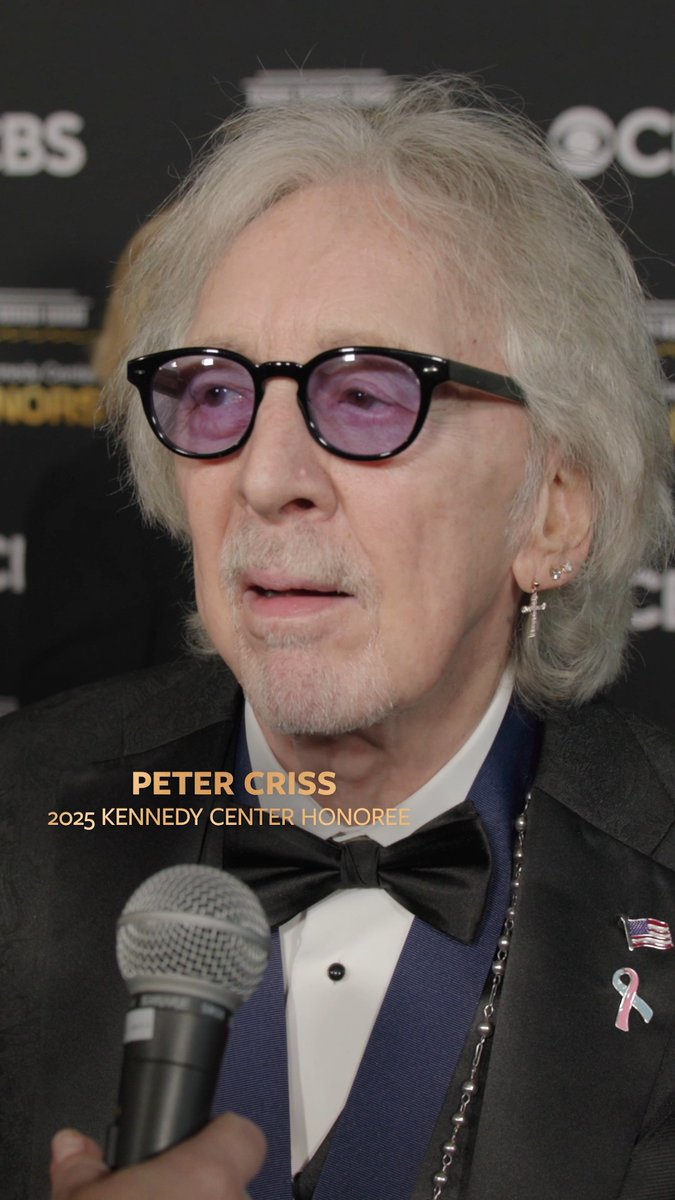 “His wife, she came, and his daughter, and the President came out and hugged them personally... I wish he were here, and Ace Frehley's very important to our band. It's a big loss, but we're here, and I'm enjoying it. I'm going to wear my medal to bed tonight." KISS Drummer Peter Criss Remembers the Late, Great KISS Guitarist Ace Frehley, Whose Presence Was Greatly Felt Throughout the 48th Trump Kennedy Center Honors Weekend. Tune in tonight at 8 PM ET/PT on CBS and streaming on Paramount+.