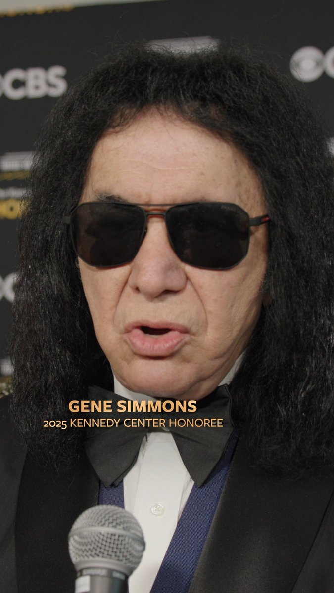 "There's just no double talk, no sugarcoating. We are the luckiest people on the face of the planet, eternally grateful for this great honor." Honoree and frontman for the legendary rock band KISS, Gene Simmons, discusses how he and his bandmates are eternally grateful to be inducted into the 48th class at the Trump Kennedy Center Honors. Tune in at 8 PM ET/PT on CBS, also streaming on Paramount+.