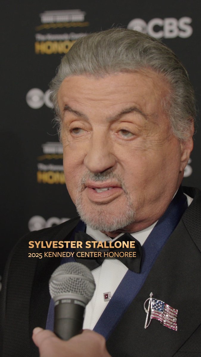 "It's something I didn't expect. I guess you could say it's the ultimate because it doesn't really center around the film industry. There's a lot more to it, and it's been great that I represent something that means something to other people. Academy Award-winning filmmaker, screenwriter, and director Sylvester Stallone discusses how his induction into the 48th Trump Kennedy Center Honors is a culmination of his career journey. Tune in at 8 PM ET/PT on CBS and streaming on Paramount+.