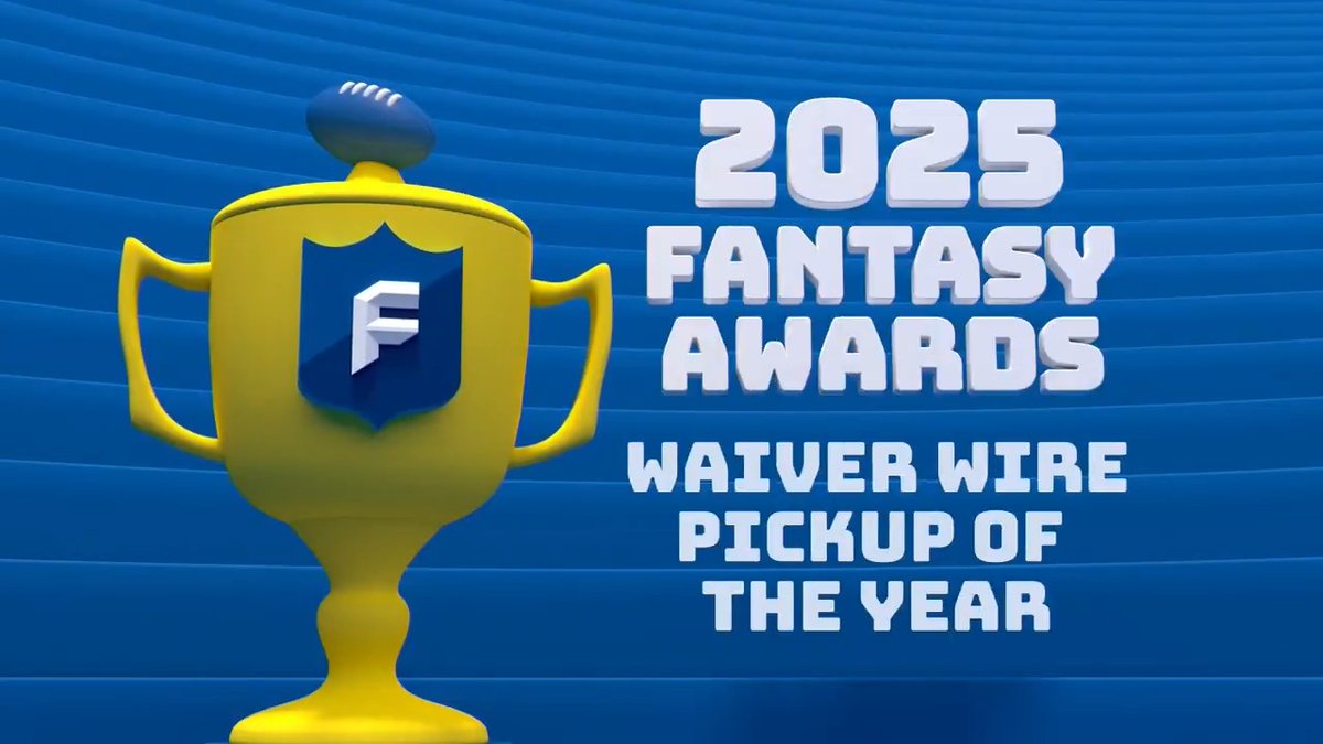 The 2025 Waiver Wire Pickup of the Year is...