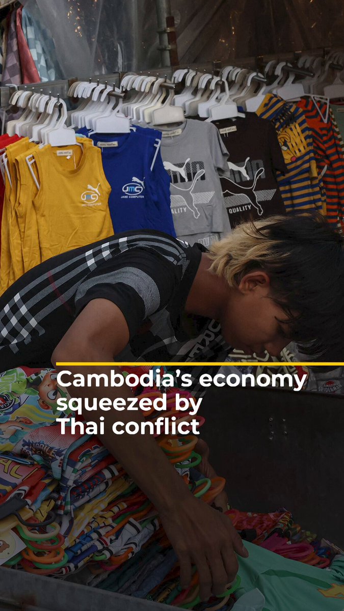 Cambodia’s economy is feeling the impact of tensions with Thailand, a key partner for trade, tourism, and clothing imports. Al Jazeera’s AssedBaig spoke to business owners struggling to keep their shops afloat.