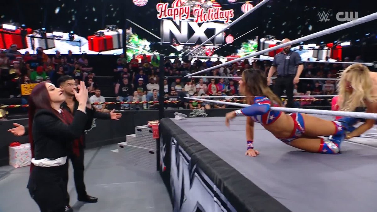 .ZARIA wasn't about to let “All Ego” Ethan Page and Alba Fyre 🏴󠁧󠁢󠁳󠁣󠁴󠁿🔥 pull a fast one! 😤