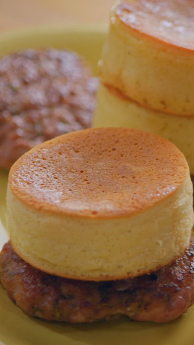 We're FLIPPING out over these Big Fluffy Pancakes and Sausage towers inspired by Japanese souffle pancakes 😮🥞 Looks so good, Molly Yeh! Stream on HBO Max for more of #GirlMeetsFarm: Get the recipe:
