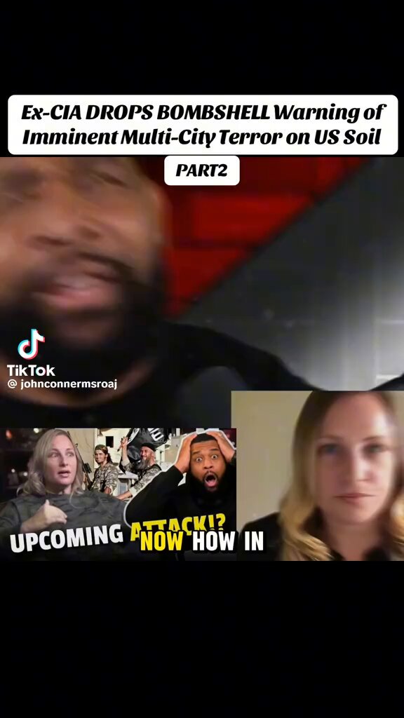 🚨 Ex-CIA officer Sarah Adams issues a chilling warning on Officer Tatum: She says intelligence indicators suggest Al-Qaeda sleeper cells may already be active inside the U.S., with Oct. 7–style attacks being discussed against soft targets. According to Adams, those targets could include churches, hospitals, malls, schools, transit systems, and aviation, with concerns about hard-to-detect explosives and suicide-style attackers prepared to fight to the death. Her message is blunt: “The threat is already here.” This is her assessment, not an official government alert — but given the stakes, she urges Americans to stay alert this holiday season. 🎥 Receipts in the clip. Watch for yourself. 🇺🇸🙏 #NationalSecurity #TerrorThreat #SarahAdams