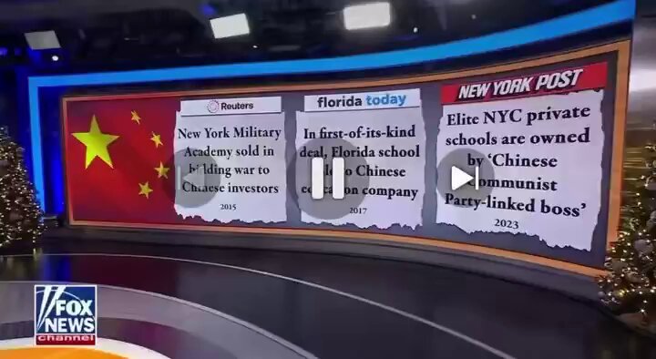中国の投資会社が米国の学校を買収しまくっている。 中国共産党は、学校を“買う”ことでアメリカを内側から変えようとしている。 教室を「赤い教室」に変え、共産党色の価値観を刷り込む――土地より危険なのは、教育を奪われることだ。 中国系投資企業が、全米19州・240校を保有する教育グループに資金提供。目的は利益ではない。教育そのものの掌握。 大学の孔子学院から始まり、公立校への寄付、そして今は私立校の買収。狙いは次世代エリート。ソース：FOX