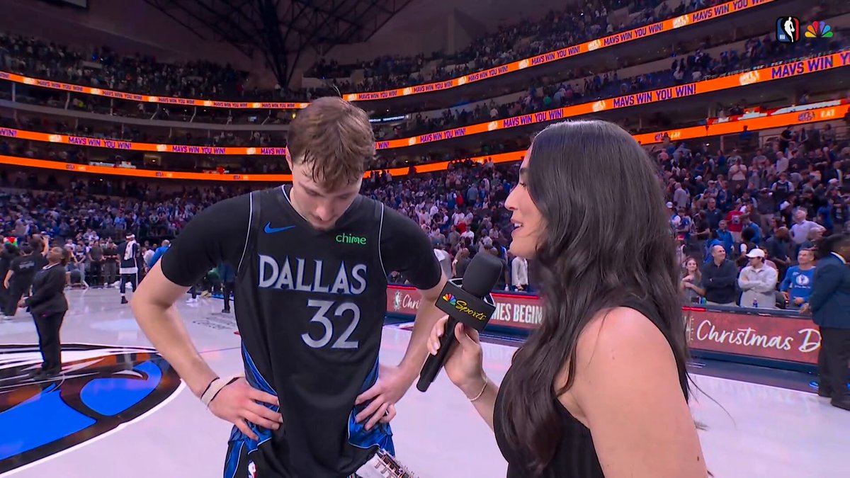 Hear from Cooper Flagg after his INCREDIBLE performance vs the Nuggets.