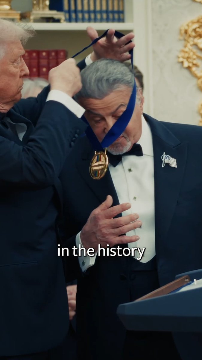 "It's one thing to be celebrated like the premiere of a movie, but this was very emotional. I feel like this was almost an out-of-body experience. And to be celebrated by this president, with so many of our friends who showed up—we peaked." Just after the final bell on the 48th Trump Kennedy Center Honors rung, Sylvester Stallone reflected on the night’s proceedings. Now streaming on Paramount+.