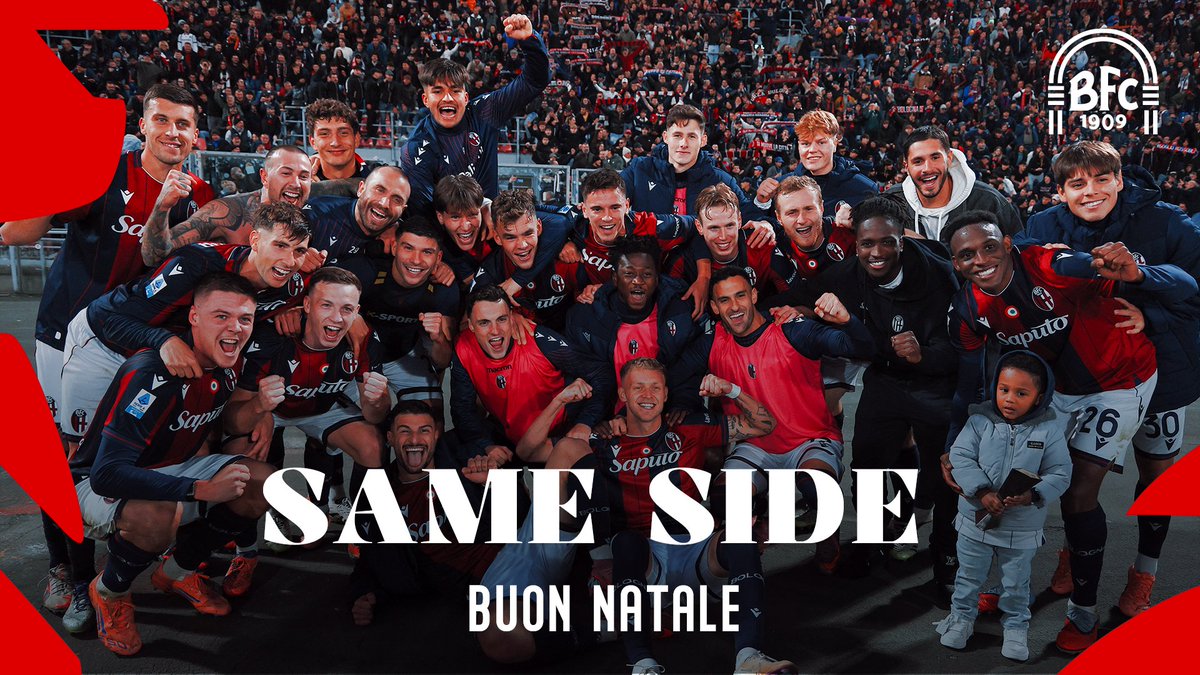 Siamo tutti dalla stessa parte. Buon Natale ❤️💙 #WeAreOne