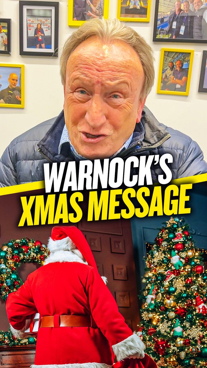 A Christmas message from Neil Warnock... 🎄🎅