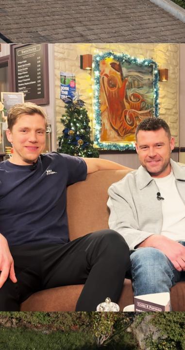 Make sure to catch Danny and Ryan on Lorraine from 9am! 🤩 #Emmerdale #Lorraine