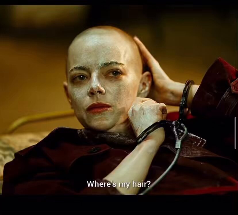 What does her hair have to do with the mothership???