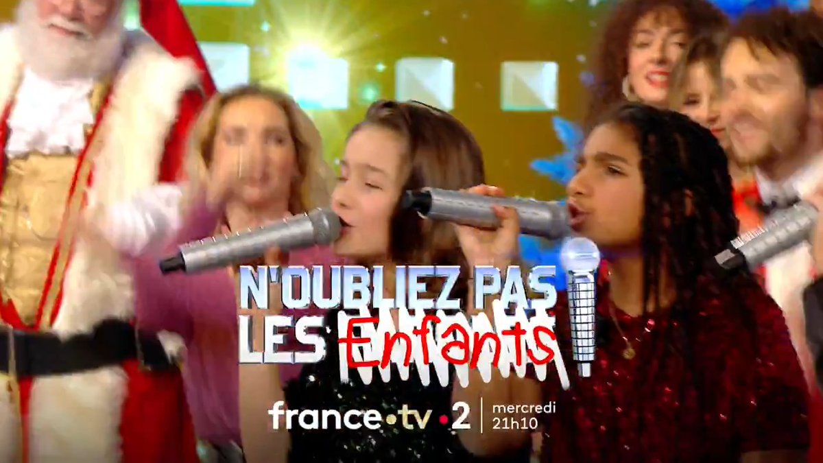 Avec Nagui, les enfants fêtent en musique le réveillon de Noël ! Retrouvez "N'oubliez pas les enfants" ce mercredi à 21h10 sur et sur France 2 👉