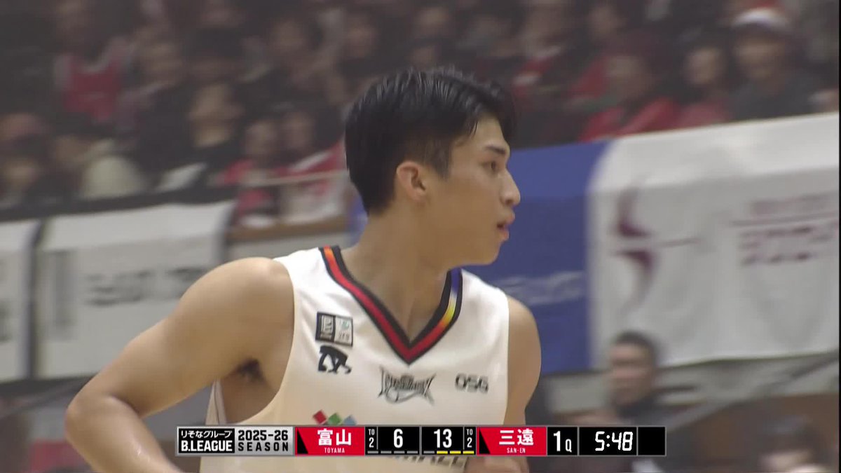 会場中の視線を奪う👀 三遠の若武者2人が止まらない！ 根本 大 三遠ネオフェニックス🐤🔥SAN-EN NEOPHOENIX 📡バスケットLIVEで生配信中 #Bリーグ #りそなグループ