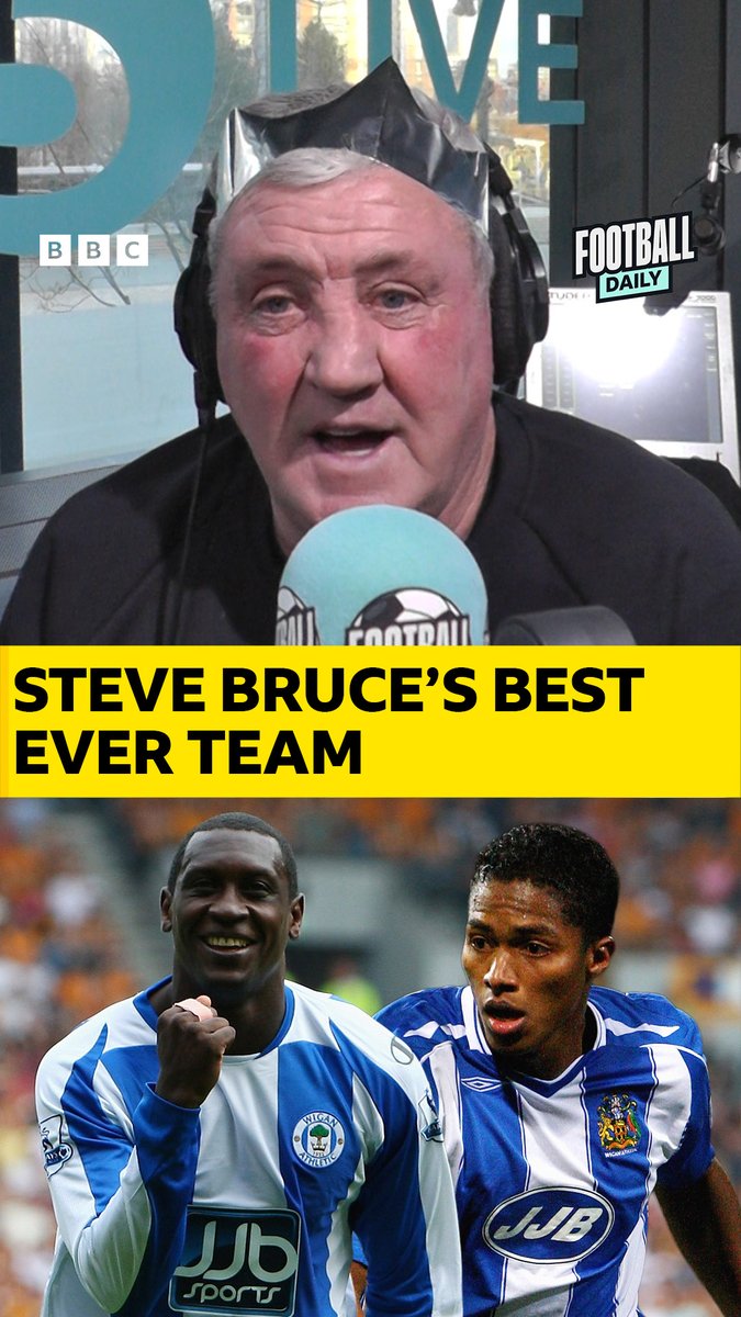 "Heskey, Rodallega, Valencia &amp; Palacios" 🔝 Steve Bruce says that Wigan side was the best team he ever managed 👔 #BBCFootball #WAFC
